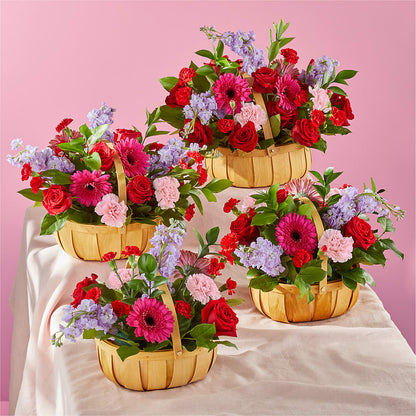 Pink Picnic Basket –  Rhonda Wolke Designs, Ottawa OH