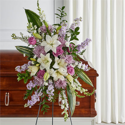 Grateful Hearts Standing Spray –  Rhonda Wolke Designs, Ottawa OH