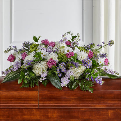 Meadows of Serenity Casket Spray –  Rhonda Wolke Designs, Ottawa OH