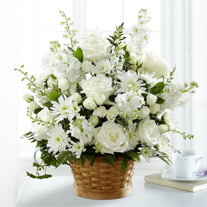 Heartfelt Condolences Arrangement –  Rhonda Wolke Designs, Ottawa OH