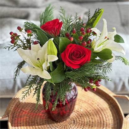 Evergreen Delight Bouquet –  Rhonda Wolke Designs, Ottawa OH