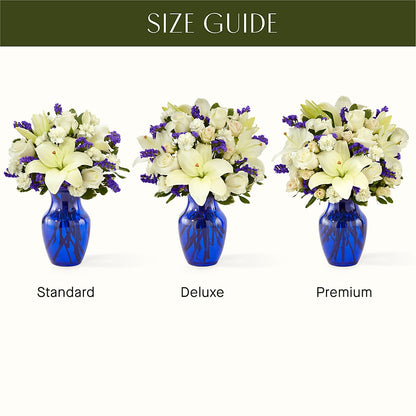 Sapphire Rush Bouquet –  Rhonda Wolke Designs, Ottawa OH