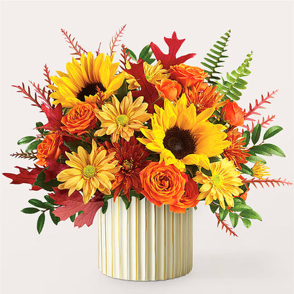 Fall Campfire Bouquet –  Rhonda Wolke Designs, Ottawa OH