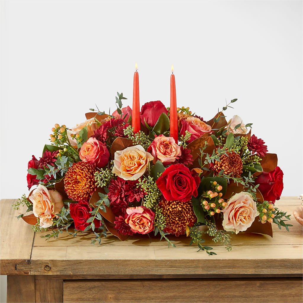 Gather Near Centerpiece –  Rhonda Wolke Designs, Ottawa OH