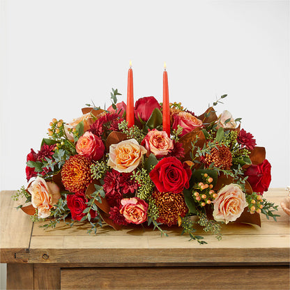 Gather Near Centerpiece –  Rhonda Wolke Designs, Ottawa OH