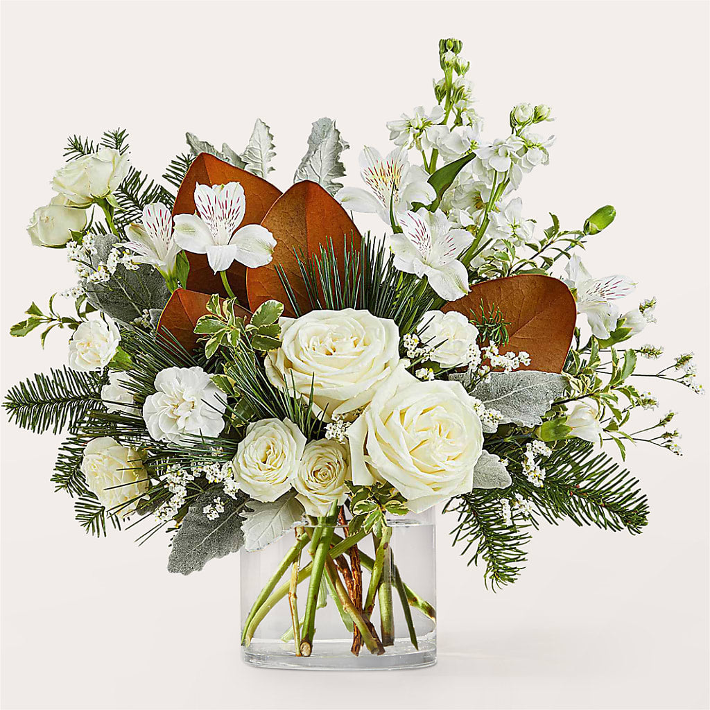 Fresh Snowfall Bouquet –  Rhonda Wolke Designs, Ottawa OH