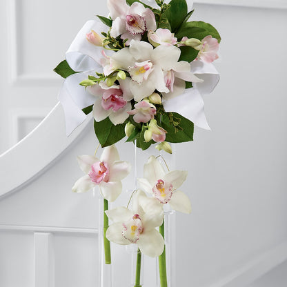 Perfect Entrance Pew Arrangement –  Rhonda Wolke Designs, Ottawa OH