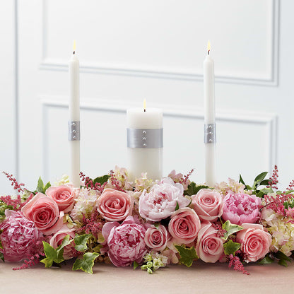 Worldwide Romance Unity Candle Arrangement –  Rhonda Wolke Designs, Ottawa OH