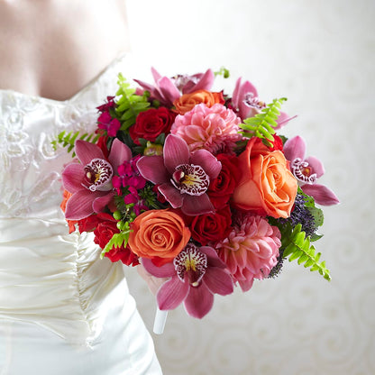 Brilliant Blossoms Bouquet –  Rhonda Wolke Designs, Ottawa OH