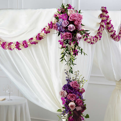 Color & Light Chuppah Decor –  Rhonda Wolke Designs, Ottawa OH