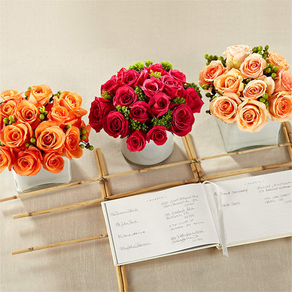 Dawn Rose Centerpiece –  Rhonda Wolke Designs, Ottawa OH