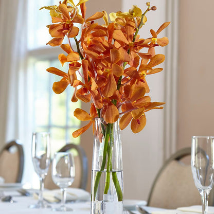 Orange Mokara Bud Vase –  Rhonda Wolke Designs, Ottawa OH